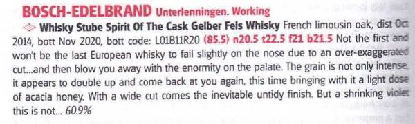 Preview: Whisky Bible 2022 - 85.5 Punkte