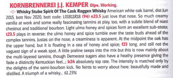Preview: Whisky Bible 2022 - 94 Punkte